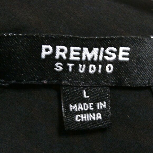 PREMISE STUDIO Women's Large Top Sleeveless Blouse 2 Layers - Picture 6 of 7